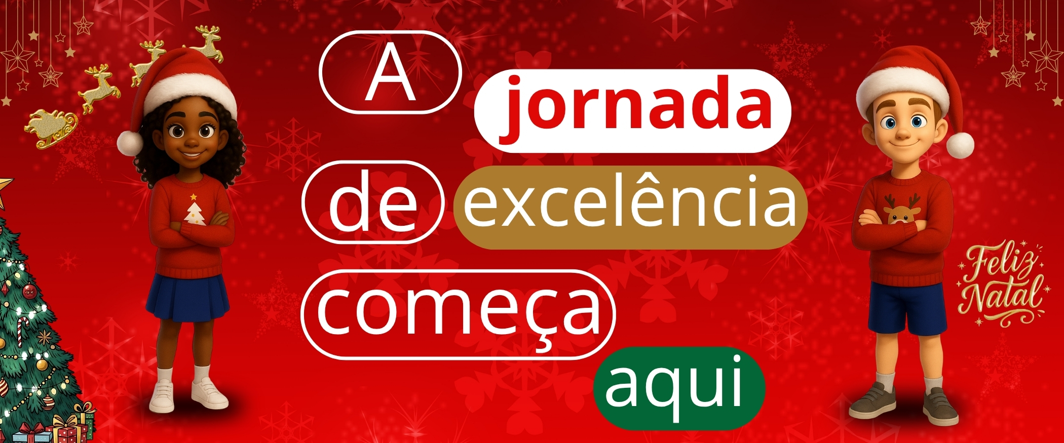 Banner principal do Colégio Reação